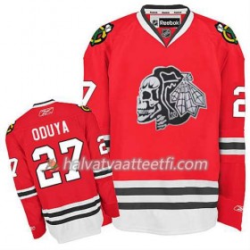 Lasten NHL Chicago Blackhawks Pelipaita Johnny Oduya #27 Skull Punainen