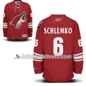 Reebok Miesten NHL Phoenix Coyotes David Schlemko 6 Burgundy Punainen Koti