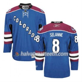 Reebok Miesten NHL Colorado Avalanche Pelipaita Teemu Selanne #8 Kolmas Sininen