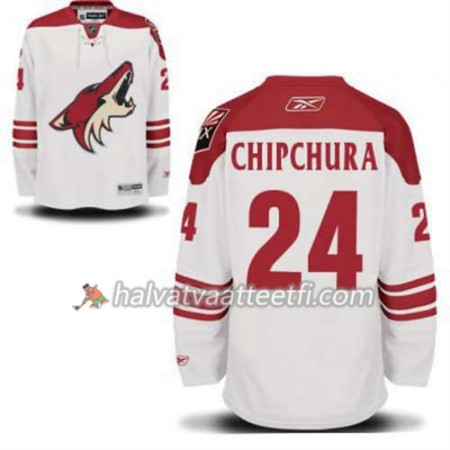 Reebok Miesten NHL Phoenix Coyotes Kyle Chipchura 24 Valkoinen Vieras