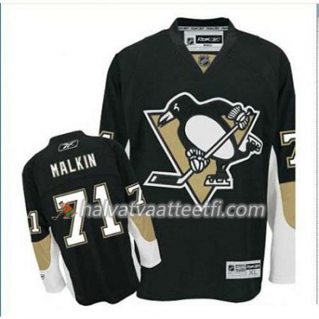Reebok Miesten NHL Pittsburgh Penguins Pelipaita Evgeni Malkin 71 Musta Koti