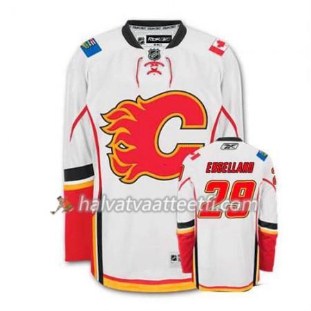 Reebok Miesten NHL Calgary Flames Pelipaita Deryk Engelland #29 Vieras Valkoinen Reebok Miesten NHL Calgary Flames Pelipaita Deryk Engelland #29 Vieras Valkoinen