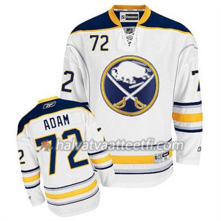 Reebok Miesten NHL Buffalo Sabres Pelipaita Luke Adam #72 Vieras Valkoinen