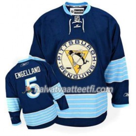 Reebok Miesten NHL Pittsburgh Penguins Pelipaita Deryk Engelland 5 Sininen Kolmas