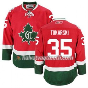 Reebok Miesten NHL Montreal Canadiens Pelipaita Dustin Tokarski #35 Kolmas Uusi Punainen