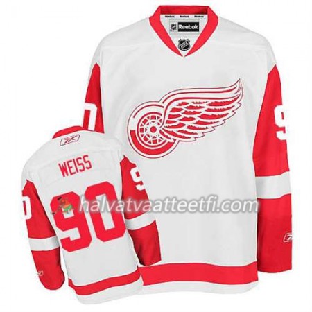 Reebok Miesten NHL Detroit Red Wings Pelipaita Stephen Weiss #90 Vieras Valkoinen