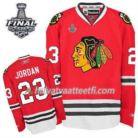 Reebok Miesten NHL Chicago Blackhawks Pelipaita Martin Havlat #23 Koti Punainen 2015 Stanley Cup