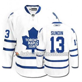 Reebok Miesten NHL Toronto Maple Leafs Pelipaita Mats Sundin #13 Vieras Valkoinen