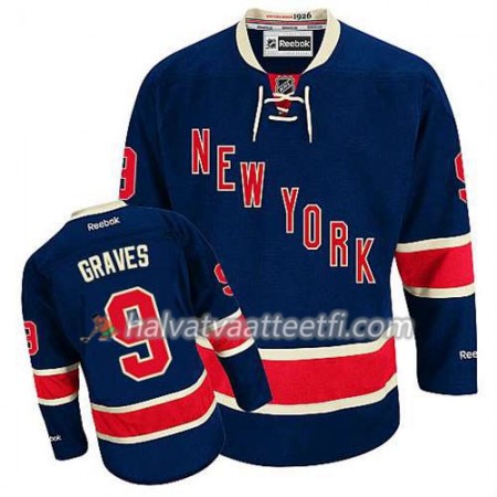 Reebok Miesten NHL New York Rangers Pelipaita Adam Graves #9 Kolmas Sininen