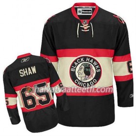 Reebok Naisten NHL Chicago Blackhawks Pelipaita Andrew Shaw #65 Uusi Premier Kolmas Musta
