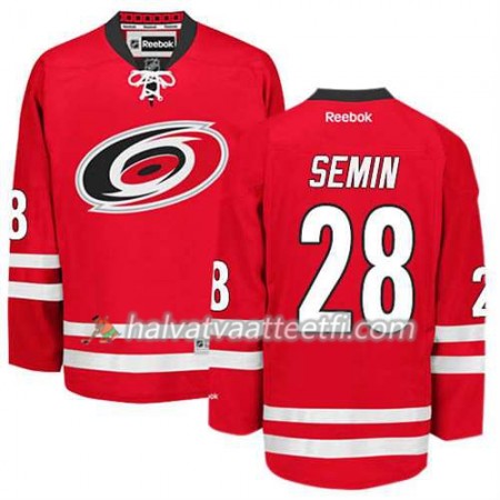 Reebok Miesten NHL Carolina Hurricanes Pelipaita Alexander Semin #28 Koti Punainen
