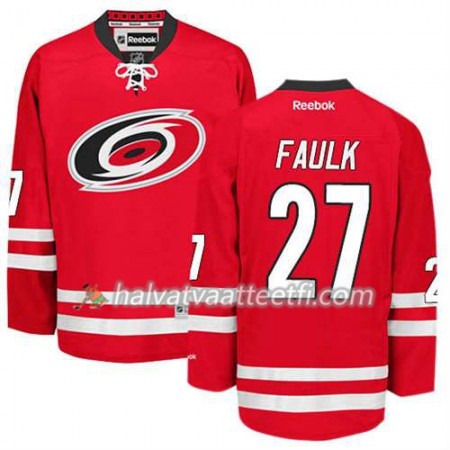 Reebok Miesten NHL Carolina Hurricanes Pelipaita Justin Faulk #27 Koti Punainen Reebok Miesten NHL Carolina Hurricanes Pelipaita Justin Faulk #27 Koti Punainen