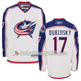 Reebok Miesten NHL Columbus Blue Jackets Pelipaita Brandon Dubinsky #17 Vieras Valkoinen