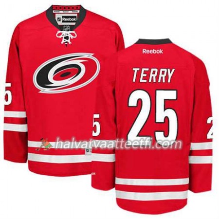 Reebok Miesten NHL Carolina Hurricanes Pelipaita Chris Terry #25 Koti Punainen