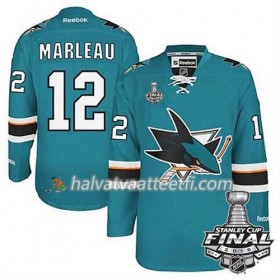 Reebok NHL San Jose Sharks Pelipaita Patrick Marleau #12 Teal Koti 2016 Stanley Cup