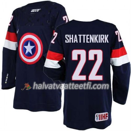 Reebok Miesten NHL Premier Olympic-USA Team Pelipaita Kevin Shattenkirk #22 Sininen Paita Reebok Miesten NHL Premier Olympic-USA Team Pelipaita Kevin Shattenkirk #22 Sininen Paita