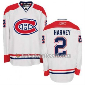 Reebok Miesten NHL Montreal Canadiens Pelipaita Doug Harvey #2 Vieras Valkoinen