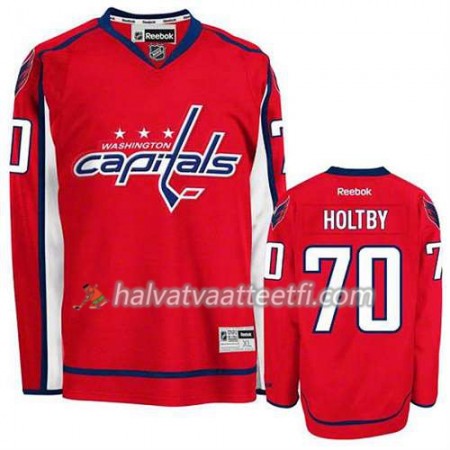 Reebok Miesten NHL Washington Capitals Pelipaita Braden Holtby #70 Koti Valkoinen Reebok Miesten NHL Washington Capitals Pelipaita Braden Holtby #70 Koti Valkoinen