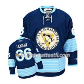 Reebok Miesten NHL Pittsburgh Penguins Pelipaita Mario Lemieux 66 Sininen Kolmas