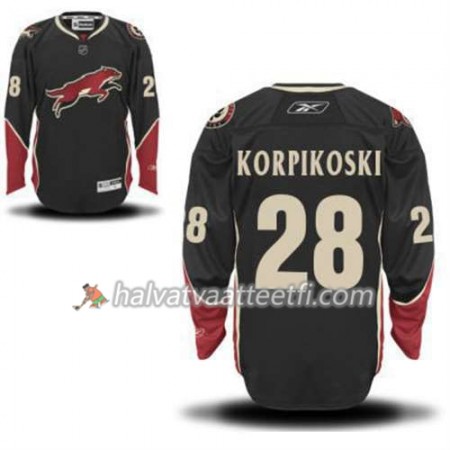 Reebok Miesten NHL Phoenix Coyotes Lauri Korpikoski 28 Musta Kolmas