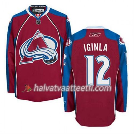 Reebok Miesten NHL Colorado Avalanche Pelipaita Jarome Iginla #12 Koti Punainen Reebok Miesten NHL Colorado Avalanche Pelipaita Jarome Iginla #12 Koti Punainen