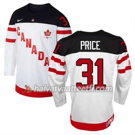 Lasten NHL Premier Olympic-Canada Team Pelipaita Carey Price #31 100th Anniversary Valkoinen Paita