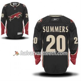 Reebok Miesten NHL Phoenix Coyotes Chris Summers 20 Musta Kolmas