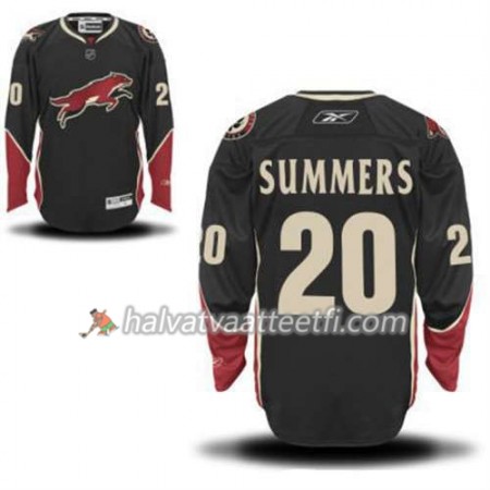 Reebok Miesten NHL Phoenix Coyotes Chris Summers 20 Musta Kolmas