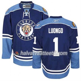 Reebok Miesten NHL Florida Panthers Pelipaita Roberto Luongo #1 Kolmas Sininen