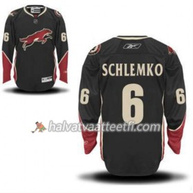 Reebok Miesten NHL Phoenix Coyotes David Schlemko 6 Musta Kolmas