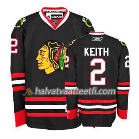 Reebok Naisten NHL Chicago Blackhawks Pelipaita Duncan Keith #2 Premier Kolmas Musta