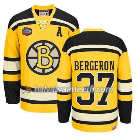 Reebok Miesten NHL Boston Bruins Pelipaita Patrice Bergeron #37 Winter Classic Kulta Reebok Miesten NHL Boston Bruins Pelipaita Patrice Bergeron #37 Winter Classic Kulta