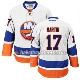 Reebok Miesten NHL New York Islanders Pelipaita Matt Martin #17 Vieras Valkoinen