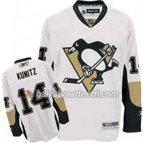 Reebok Miesten NHL Pittsburgh Penguins Pelipaita Chris Kunitz 14 Valkoinen Vieras