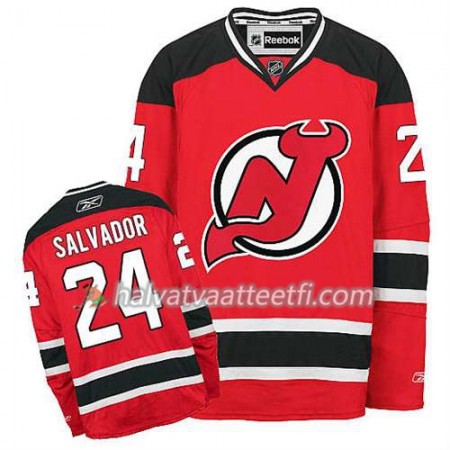 Reebok Miesten NHL New Jersey Devils Pelipaita Bryce Salvador #24 Koti Punainen Reebok Miesten NHL New Jersey Devils Pelipaita Bryce Salvador #24 Koti Punainen