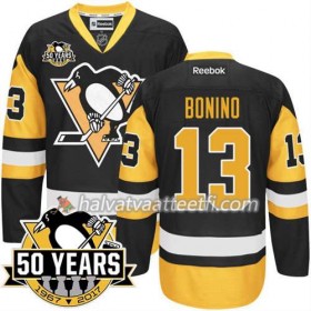 Reebok NHL Pittsburgh Penguins Pelipaita 2016 Stanley Cup Champions Nick Bonino #13 50th Anniversary