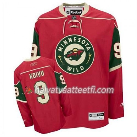 Reebok Miesten NHL Minnesota Wild Pelipaita Mikko Koivu #9 Koti Punainen Reebok Miesten NHL Minnesota Wild Pelipaita Mikko Koivu #9 Koti Punainen
