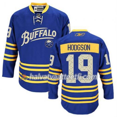 Reebok Miesten NHL Buffalo Sabres Pelipaita Cody Hodgson #19 Kolmas Sininen Reebok Miesten NHL Buffalo Sabres Pelipaita Cody Hodgson #19 Kolmas Sininen
