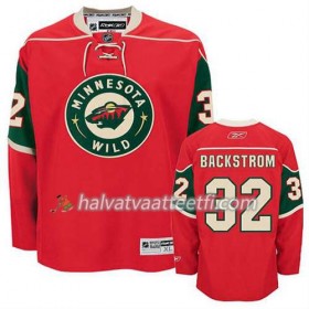 Reebok Miesten NHL Minnesota Wild Pelipaita Niklas Backstrom #32 Koti Punainen