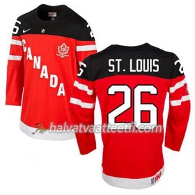 Reebok Miesten NHL Premier Olympic-Canada Team Pelipaita Martin St. Louis #26 100th Anniversary Punainen Paita