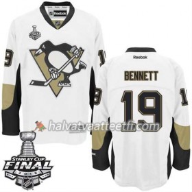 Reebok NHL Pittsburgh Penguins Pelipaita Beau Bennett #19 Valkoinen Vieras 2016 Stanley Cup