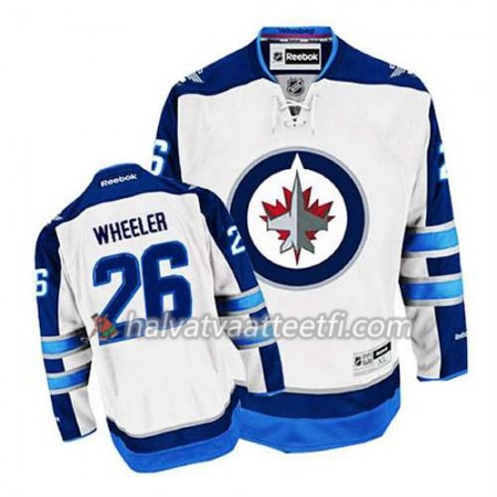 Reebok Miesten NHL Winnipeg Jets Pelipaita Blake Wheeler #26 Vieras Valkoinen Reebok Miesten NHL Winnipeg Jets Pelipaita Blake Wheeler #26 Vieras Valkoinen
