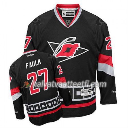 Reebok Miesten NHL Carolina Hurricanes Pelipaita Justin Faulk #27 Kolmas Musta Reebok Miesten NHL Carolina Hurricanes Pelipaita Justin Faulk #27 Kolmas Musta