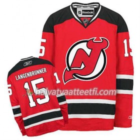 Reebok Miesten NHL New Jersey Devils Pelipaita Jamie Langenbrunner #15 Koti Punainen