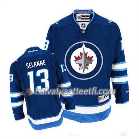 Reebok Miesten NHL Winnipeg Jets Pelipaita Teemu Selanne #13 Koti Sininen Reebok Miesten NHL Winnipeg Jets Pelipaita Teemu Selanne #13 Koti Sininen