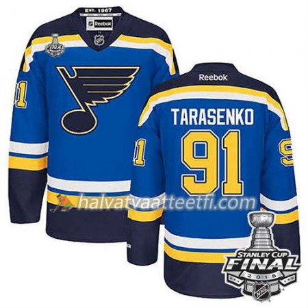 Reebok NHL St. Louis Blues Pelipaita Vladimir Tarasenko #91 Sininen Koti 2016 Stanley Cup Reebok NHL St. Louis Blues Pelipaita Vladimir Tarasenko #91 Sininen Koti 2016 Stanley Cup