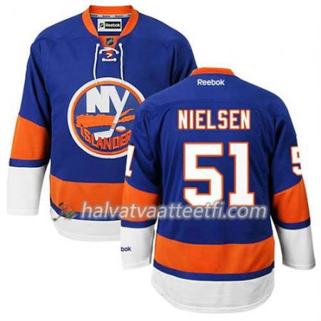 Reebok Miesten NHL New York Islanders Pelipaita Frans Nielsen #51 Koti Sininen