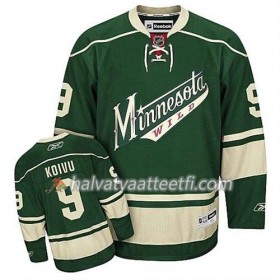 Reebok Miesten NHL Minnesota Wild Pelipaita Mikko Koivu #9 Kolmas Vihreä