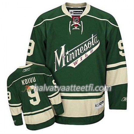 Reebok Miesten NHL Minnesota Wild Pelipaita Mikko Koivu #9 Kolmas Vihreä