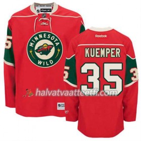 Reebok Miesten NHL Minnesota Wild Pelipaita Darcy Kuemper #35 Koti Punainen